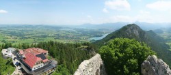 Archiv Foto Webcam Pfronten: Blick von der Burgruine Falkenstein 06:00