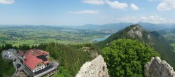 Archiv Foto Webcam Pfronten: Blick von der Burgruine Falkenstein 08:00