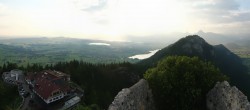 Archiv Foto Webcam Pfronten: Blick von der Burgruine Falkenstein 05:00