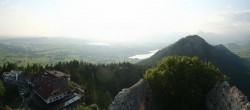 Archiv Foto Webcam Pfronten: Blick von der Burgruine Falkenstein 06:00