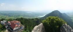 Archiv Foto Webcam Pfronten: Blick von der Burgruine Falkenstein 09:00