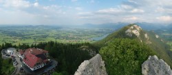 Archiv Foto Webcam Pfronten: Blick von der Burgruine Falkenstein 17:00