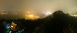 Archived image Webcam View of Falkenstein Castle 23:00
