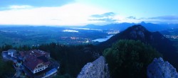 Archiv Foto Webcam Pfronten: Blick von der Burgruine Falkenstein 03:00