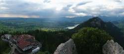 Archiv Foto Webcam Pfronten: Blick von der Burgruine Falkenstein 06:00