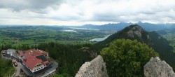 Archiv Foto Webcam Pfronten: Blick von der Burgruine Falkenstein 07:00