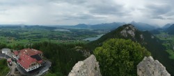 Archiv Foto Webcam Pfronten: Blick von der Burgruine Falkenstein 09:00