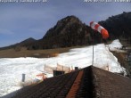 Archiv Foto Webcam Tegelberg: Falkenlift und Gleitschirmlandeplatz 13:00