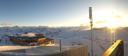 Archiv Foto Webcam Tignes: Grande Motte Gletscher 07:00