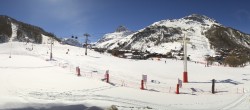Archiv Foto Webcam Val d&#39;Isère: Übungspisten im Tal 07:00