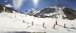 Archiv Foto Webcam Val d&#39;Isère: Übungspisten im Tal 09:00