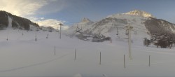 Archiv Foto Webcam Val d&#39;Isère: Übungspisten im Tal 07:00