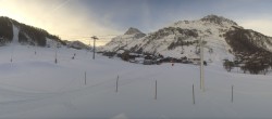 Archiv Foto Webcam Val d&#39;Isère: Übungspisten im Tal 07:00