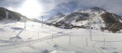 Archiv Foto Webcam Val d&#39;Isère: Übungspisten im Tal 11:00