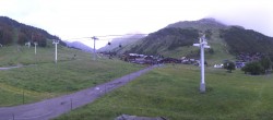 Archiv Foto Webcam Val d&#39;Isère: Übungspisten im Tal 06:00