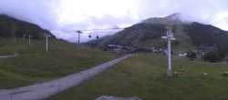 Archiv Foto Webcam Val d&#39;Isère: Übungspisten im Tal 05:00