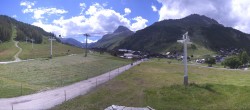 Archiv Foto Webcam Val d&#39;Isère: Übungspisten im Tal 13:00