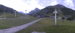 Archiv Foto Webcam Val d&#39;Isère: Übungspisten im Tal 17:00