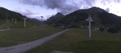 Archiv Foto Webcam Val d&#39;Isère: Übungspisten im Tal 21:00