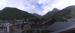 Archiv Foto Webcam Val d&#39;Isère Dorf 07:00
