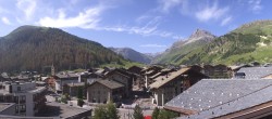 Archiv Foto Webcam Val d&#39;Isère Dorf 09:00