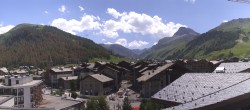 Archiv Foto Webcam Val d&#39;Isère Dorf 13:00