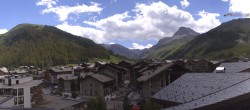Archiv Foto Webcam Val d&#39;Isère Dorf 13:00