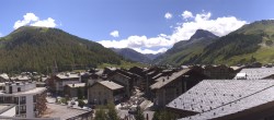 Archiv Foto Webcam Val d&#39;Isère Dorf 13:00