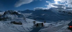 Archived image Webcam Rocher de Bellevarde in Val d&#39;Isère 01:00