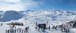 Archiv Foto Webcam Val d&#39;Isère: Rocher de Bellevarde 11:00