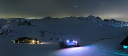 Archiv Foto Webcam Val d&#39;Isère: Rocher de Bellevarde 23:00