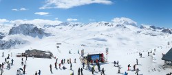 Archiv Foto Webcam Val d&#39;Isère: Rocher de Bellevarde 11:00