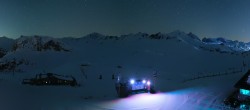 Archiv Foto Webcam Val d&#39;Isère: Rocher de Bellevarde 23:00