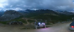 Archiv Foto Webcam Val d&#39;Isère: Rocher de Bellevarde 01:00