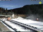 Archiv Foto Webcam Pokljuka: Blick ins Biathlonstadion 09:00