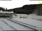 Archiv Foto Webcam Pokljuka: Blick ins Biathlonstadion 08:00