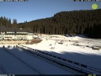 Archiv Foto Webcam Pokljuka: Blick ins Biathlonstadion 13:00