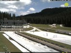 Archiv Foto Webcam Pokljuka: Blick ins Biathlonstadion 11:00