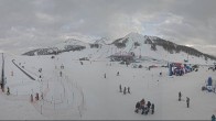 Archiv Foto Webcam Sestriere: Kinderland Jolly und Weltcupstrecke 15:00