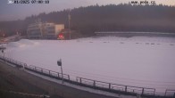 Archiv Foto Webcam Biathlon Arena Nové Město - Blick zum Schießstand 06:00