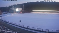 Archiv Foto Webcam Biathlon Arena Nové Město - Blick zum Schießstand 05:00