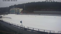 Archiv Foto Webcam Biathlon Arena Nové Město - Blick zum Schießstand 05:00