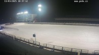 Archiv Foto Webcam Biathlon Arena Nové Město - Blick zum Schießstand 17:00