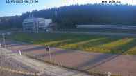 Archiv Foto Webcam Biathlon Arena Nové Město - Blick zum Schießstand 05:00