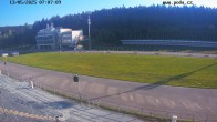 Archiv Foto Webcam Biathlon Arena Nové Město - Blick zum Schießstand 06:00