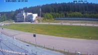 Archiv Foto Webcam Biathlon Arena Nové Město - Blick zum Schießstand 09:00