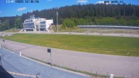 Archiv Foto Webcam Biathlon Arena Nové Město - Blick zum Schießstand 11:00
