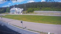 Archiv Foto Webcam Biathlon Arena Nové Město - Blick zum Schießstand 13:00