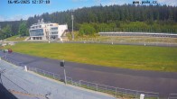Archiv Foto Webcam Biathlon Arena Nové Město - Blick zum Schießstand 11:00