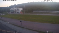 Archiv Foto Webcam Biathlon Arena Nové Město - Blick zum Schießstand 03:00